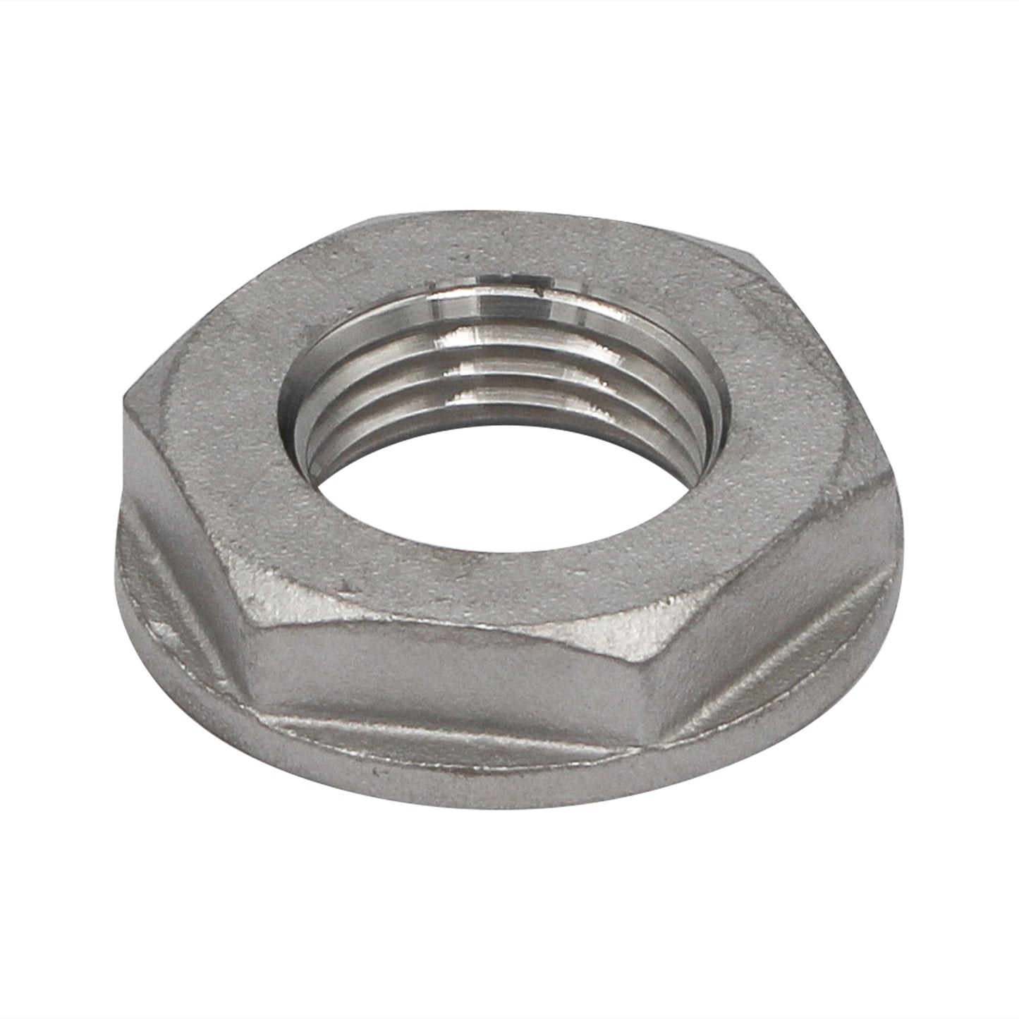 Stainless Steel Flanged Lock Nut - 1/2" NPS