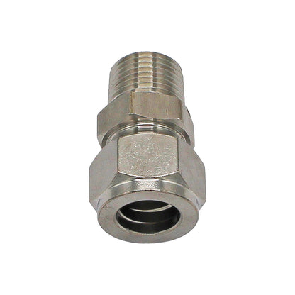 Stainless Steel Compression Fitting - 1/2" Male NPT to 5/8" Comp -  Canuck Homebrew Supply, Canada