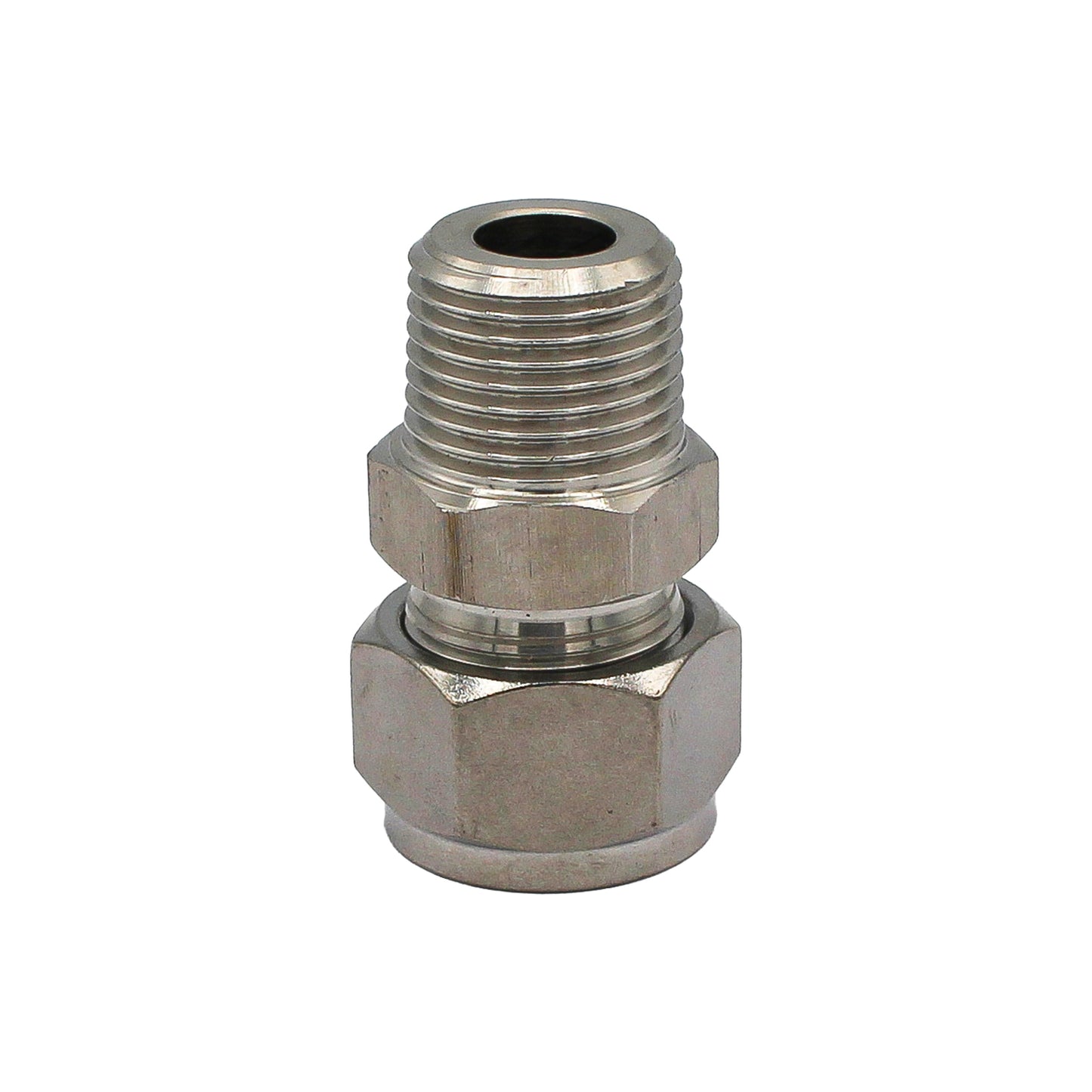 Stainless Steel Compression Fitting - 1/2" Male NPT to 5/8" Comp -  Canuck Homebrew Supply, Canada