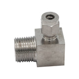 Stainless Steel Compression Elbow - 1/2" Male NPT to 1/4" Comp