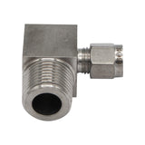 Stainless Steel Compression Elbow - 1/2" Male NPT to 1/4" Comp