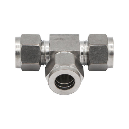 Stainless Steel Compression Tee - 1/2" Comp