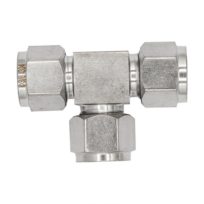 Stainless Steel Compression Tee - 3/8" Comp