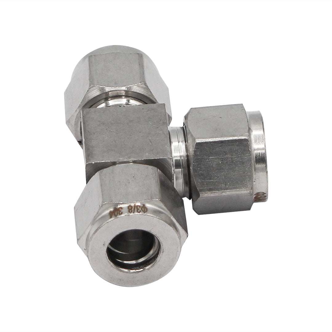 Stainless Steel Compression Tee - 3/8" Comp