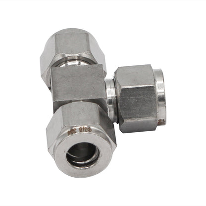 Stainless Steel Compression Tee - 3/8" Comp