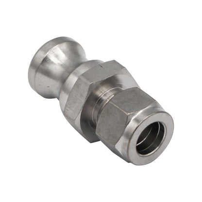 Stainless Steel 1/2" Male Camlock - 1/2" Compression Fitting