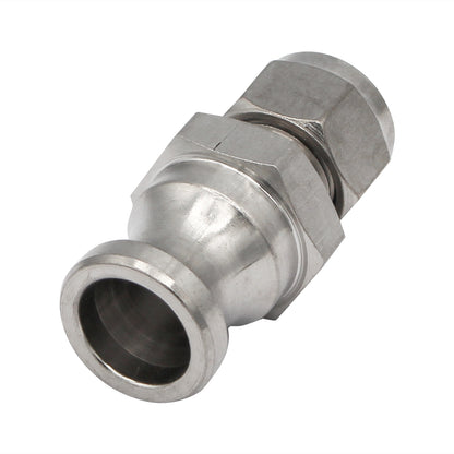 Stainless Steel 1/2" Male Camlock - 1/2" Compression Fitting