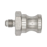 Stainless Steel 1/2" Male Camlock - 1/4" MFL Fitting