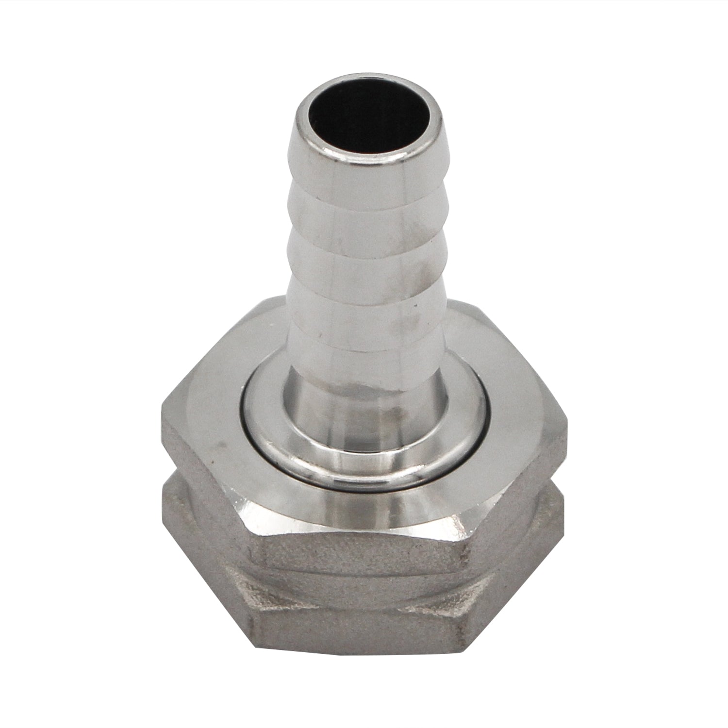 Stainless Steel Barbed Garden Hose Fitting - 1/2" Barb to Female Garden Hose -  Canuck Homebrew Supply, Canada