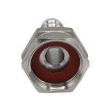 Stainless Steel Barbed Garden Hose Fitting - 1/2" Barb to Female Garden Hose