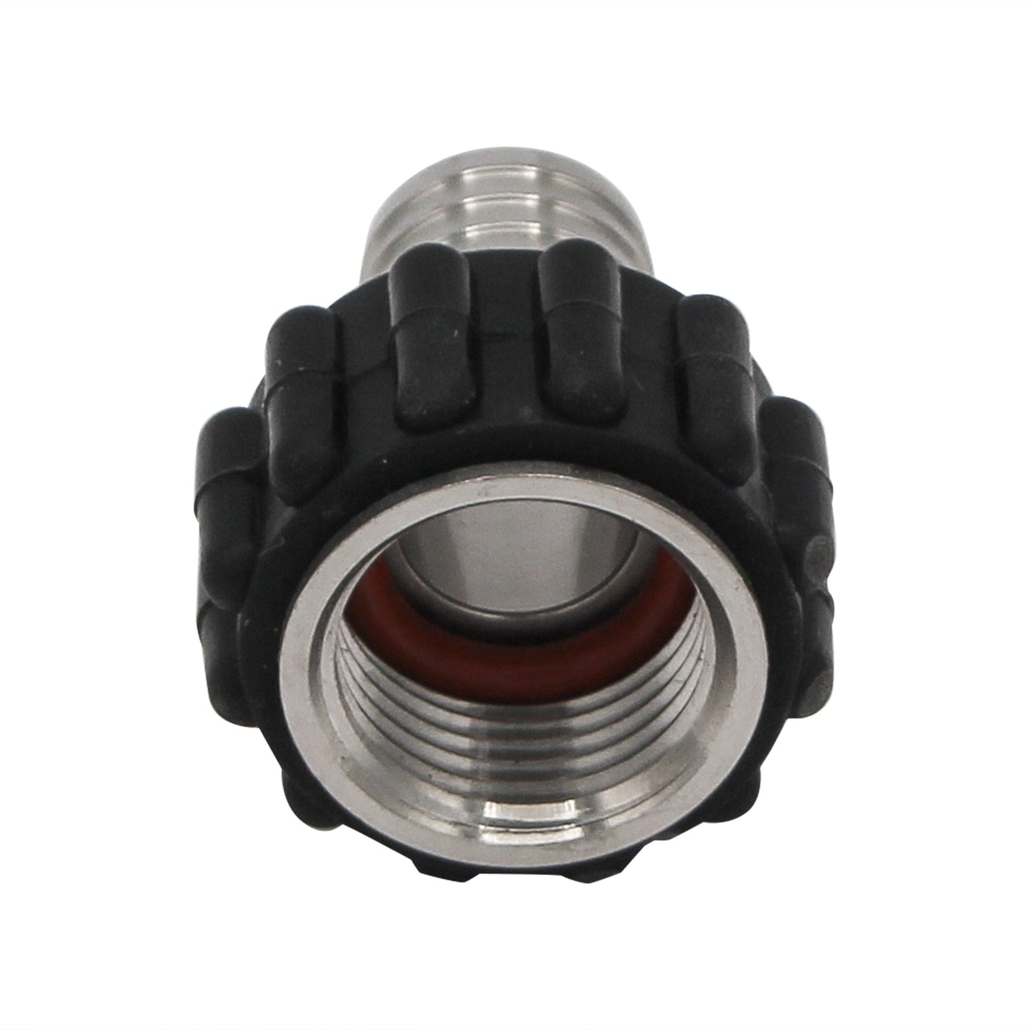 Stainless Steel Barbed Quick Connector - 1/2" Female NPT to 5/8" Barb