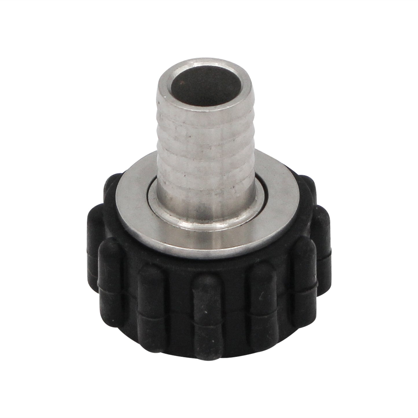 Stainless Steel Barbed Quick Connector - 1/2" Female NPT to 1/2" Barb