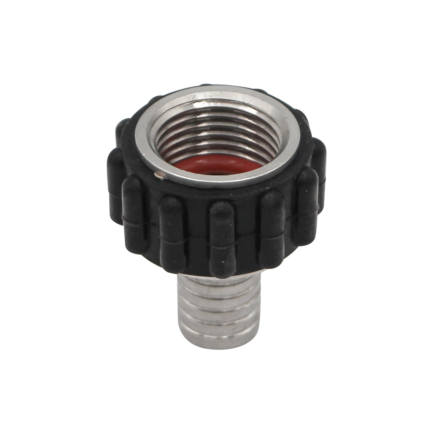 Stainless Steel Barbed Quick Connector - 1/2" Female NPT to 1/2" Barb