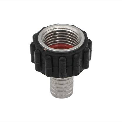 Stainless Steel Barbed Quick Connector - 1/2" Female NPT to 1/2" Barb