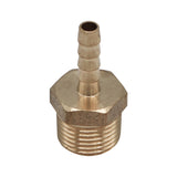 Brass 1/2" Male NPT to 1/4" Barb