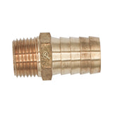 Brass 1/2" Male NPT to 3/4" Barb