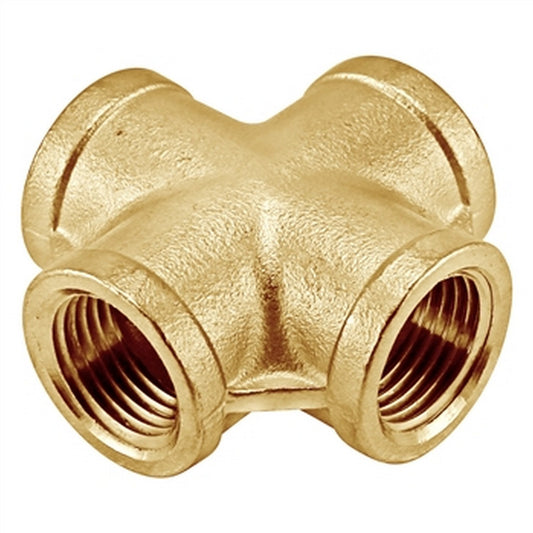 Brass Cross - 1/2" Female NPT