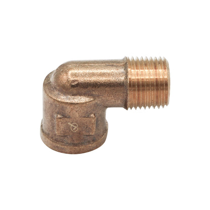 1/2" NPT Street Elbow - Brass Pipe Fitting