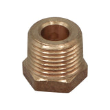 Brass 1/2" Male NPT to 1/4" Female NPT Reducer