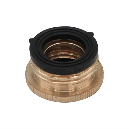 Compact Brass Garden Hose Fitting - Male GH to 1/2" Female NPT