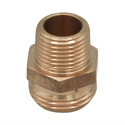 Brass Male Garden Hose to 1/2" Male NPT