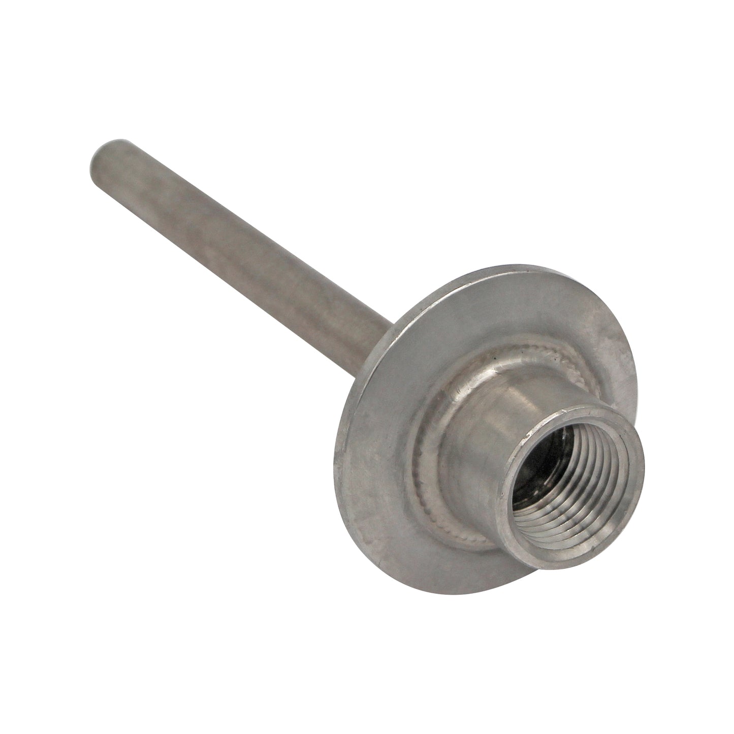 Stainless Steel Tri-Clover 4" Thermowell - 1/2" Female NPT to 1.5" TC