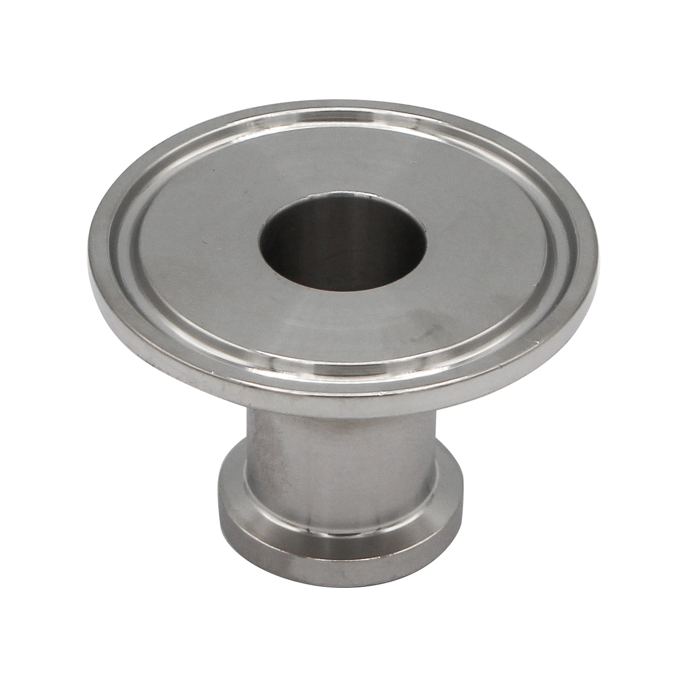 1.5" to 3/4" Tri Clamp Cap Reducer - Tri Clover Sanitary Stainless Steel Fitting