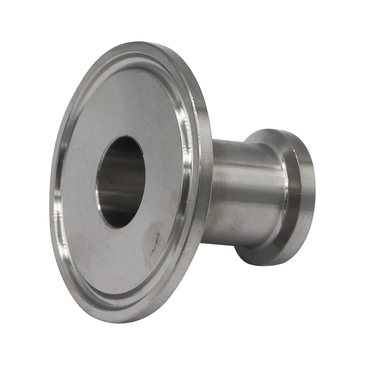 1.5" to 3/4" Tri Clamp Cap Reducer - Tri Clover Sanitary Stainless Steel Fitting