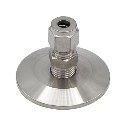 1.5" Tri Clamp X 1/4" Compression Fitting Adapter - Tri Clover Sanitary Stainless Steel Fitting