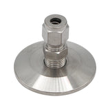 Stainless Steel Tri-Clover Compression Fitting - 1.5" TC to 1/4" Comp