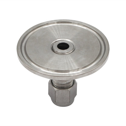 1.5" Tri Clamp X 1/4" Compression Fitting Adapter - Tri Clover Sanitary Stainless Steel Fitting