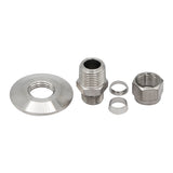 Stainless Steel Tri-Clover Compression Fitting - 1.5" TC to 1/2" Comp