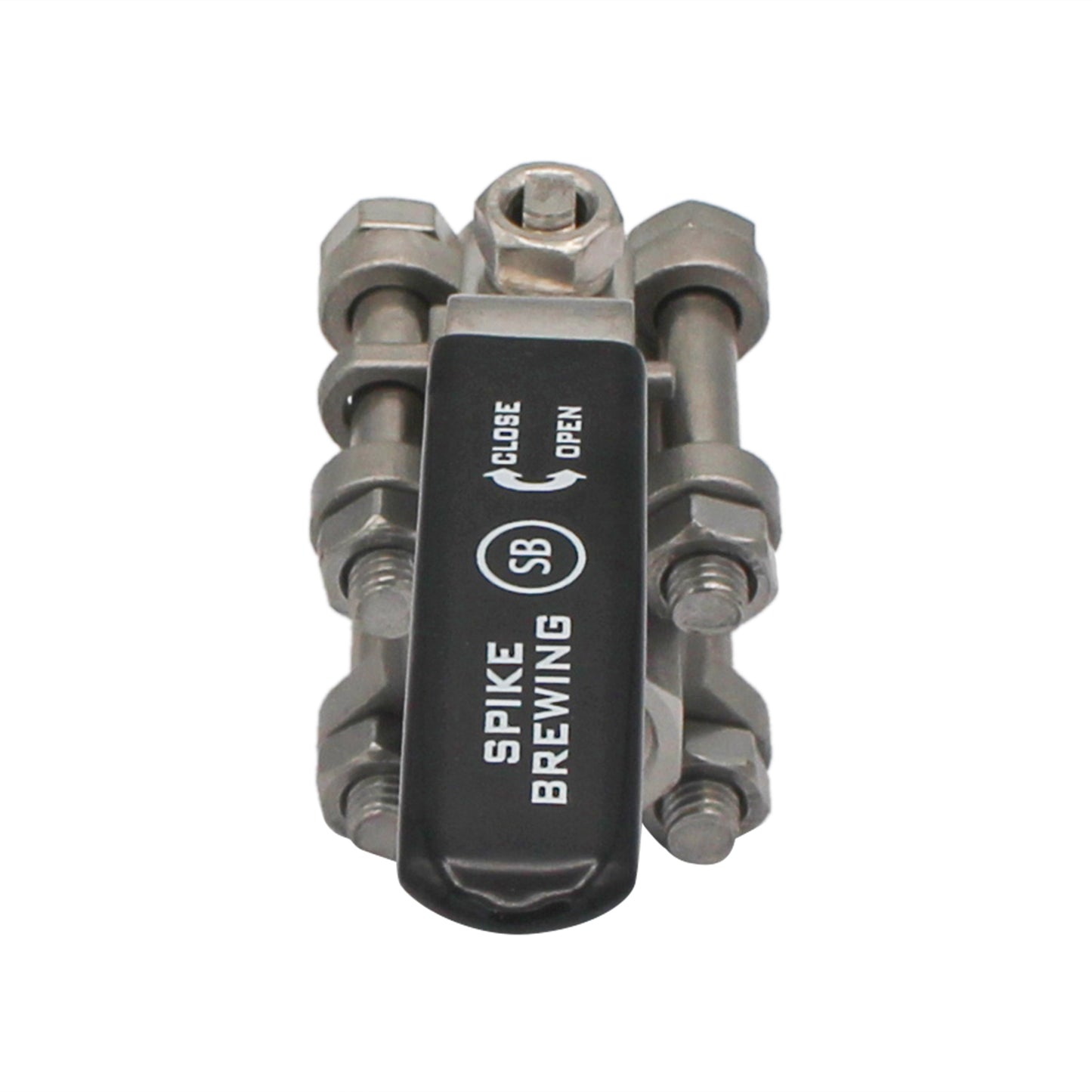 Spike Brewing Stainless Steel 1/2" Male NPT 3-Piece Ball Valve