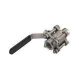 Spike Brewing Stainless Steel 1/2" Male NPT 3-Piece Ball Valve