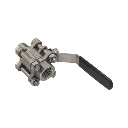 Spike Brewing Stainless Steel 1/2" Male NPT 3-Piece Ball Valve