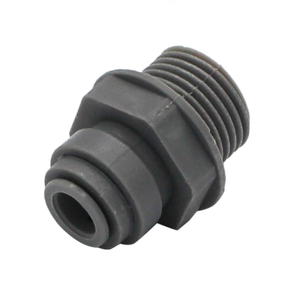 Kegland Monotight Food Grade Plastic (Push-In) Fitting - 1/2" Male NPT X 5/16" (8mm)