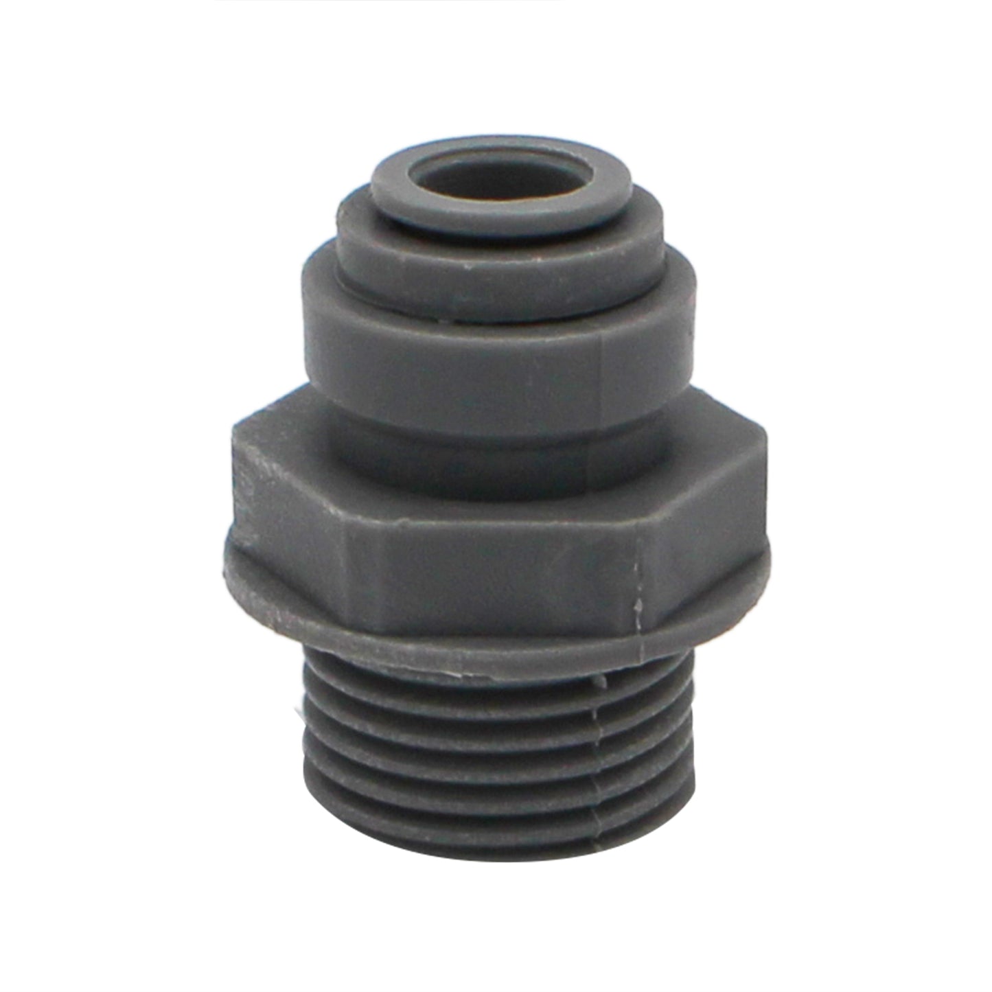 Kegland Monotight Food Grade Plastic (Push-In) Fitting - 1/2" Male NPT X 5/16" (8mm)