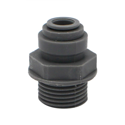 Kegland Monotight Food Grade Plastic (Push-In) Fitting - 1/2" Male NPT X 5/16" (8mm)