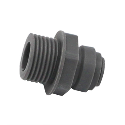 Kegland Monotight Food Grade Plastic (Push-In) Fitting - 1/2" Male NPT X 5/16" (8mm)