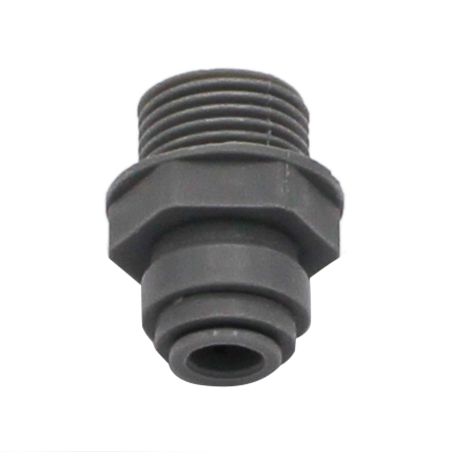 Kegland Monotight Food Grade Plastic (Push-In) Fitting - 1/2" Male NPT X 5/16" (8mm)
