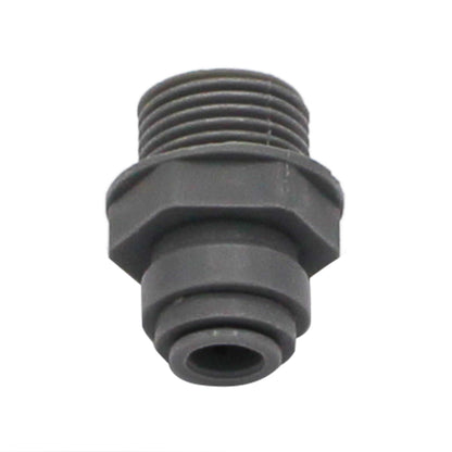Kegland Monotight Food Grade Plastic (Push-In) Fitting - 1/2" Male NPT X 5/16" (8mm)