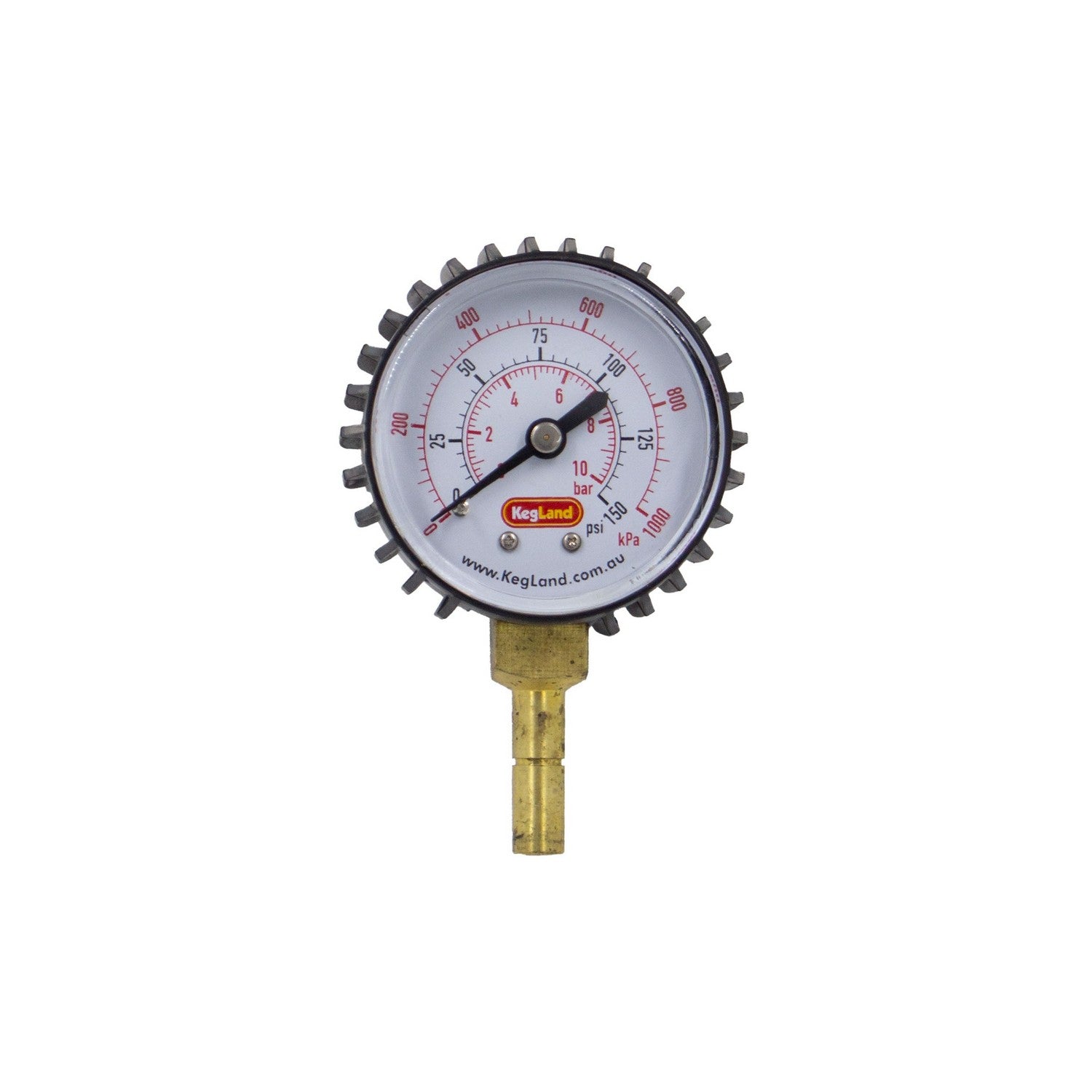 Duotight (Push-In) Pressure Gauge - 5/16" (8mm) (0-150 PSI)