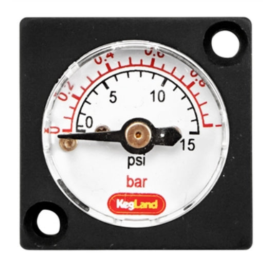 Mini Pressure Gauge (0-15 PSI)