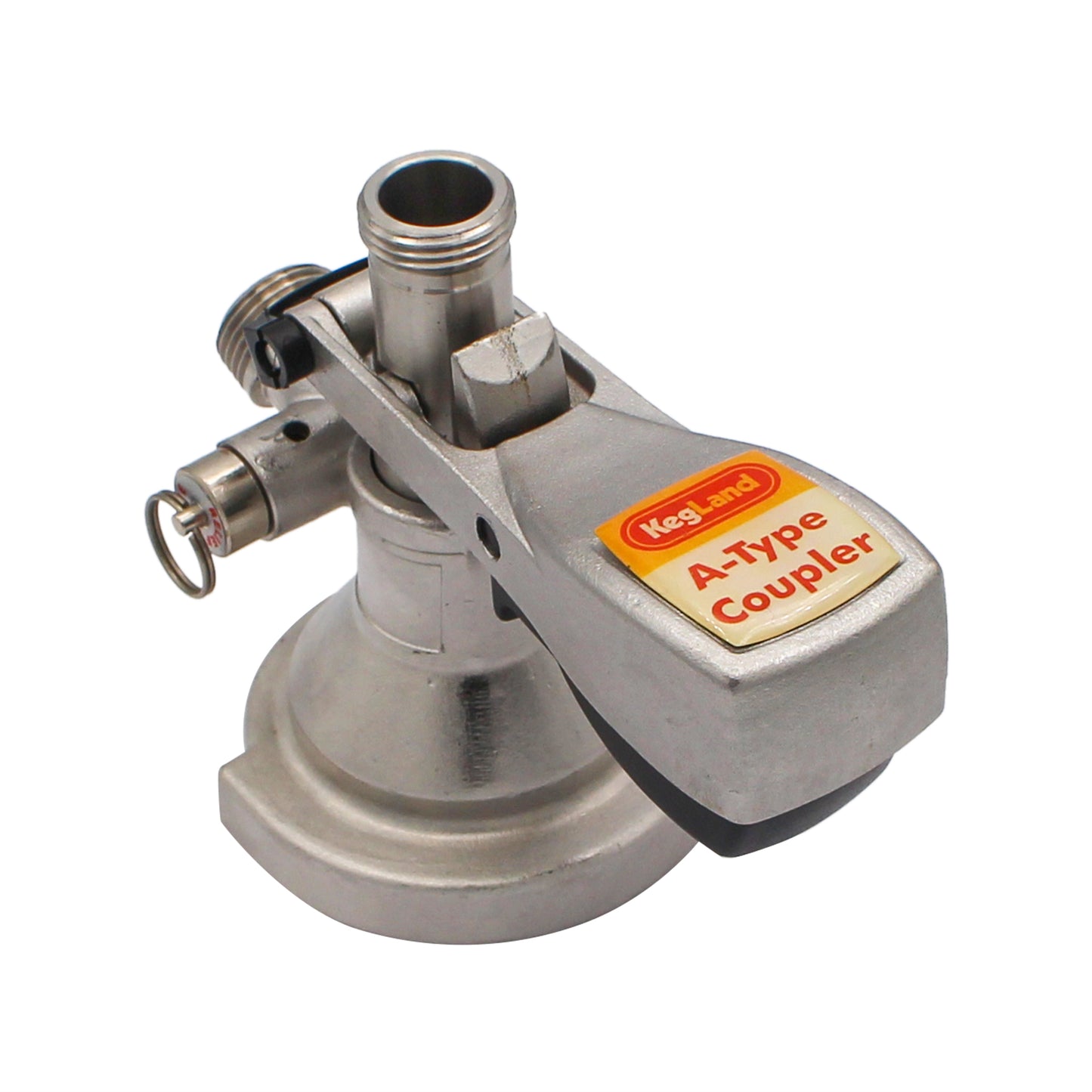 Kegland Stainless Steel Sanke "A" Style Duotight Keg Coupler - Squeeze Handle | 5/16" (8mm)