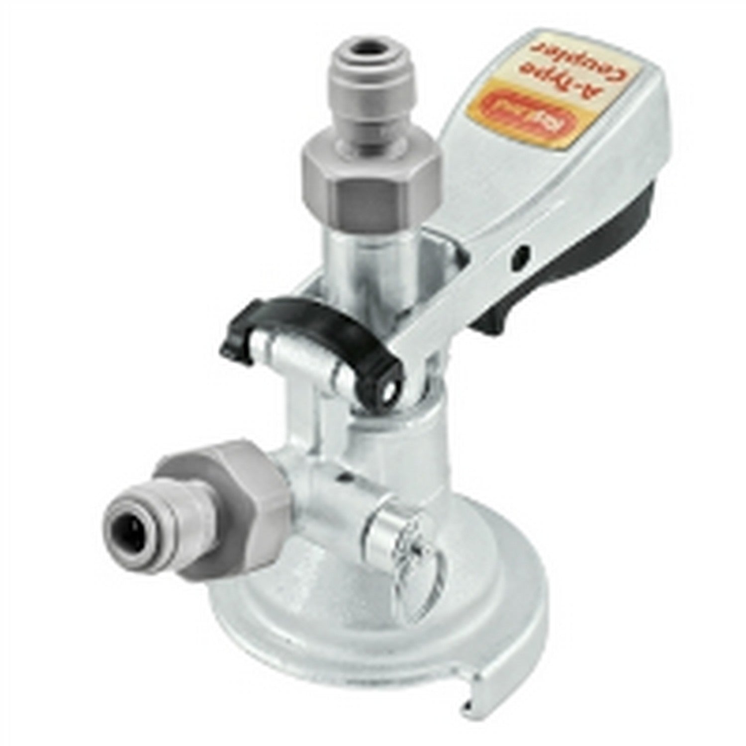 Stainless Steel Sanke "A" Style Duotight Keg Coupler - Squeeze Handle | 5/16" (8mm)