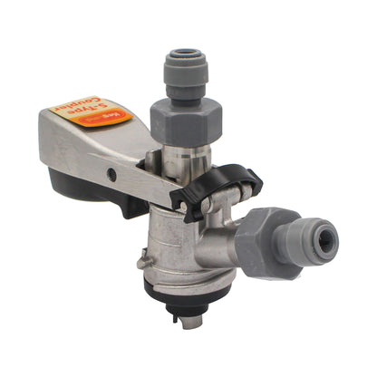 Kegland Stainless Steel Sanke "S" Style Duotight Keg Coupler - Squeeze Handle - 5/16" (8mm)