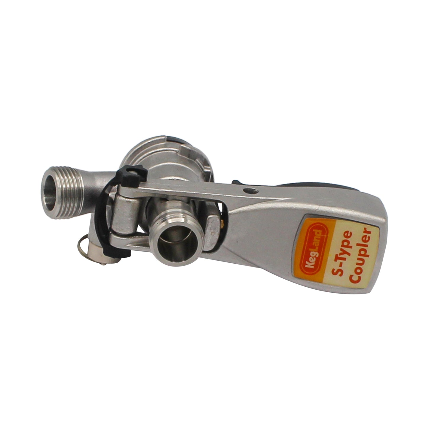 Kegland Stainless Steel Sanke "S" Style Duotight Keg Coupler - Squeeze Handle - 5/16" (8mm)