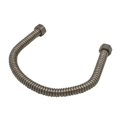 Kegland BrewZilla Stainless Flexi Arm with Hex Nut - 1/2" BSP (15")