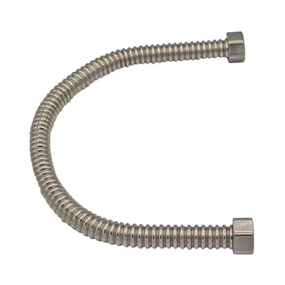 Kegland BrewZilla Stainless Flexi Arm with Hex Nut - 1/2" BSP (15")