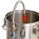 Stainless Steel Flexi Arm with Hex Nut - 1/2" BSP (15")